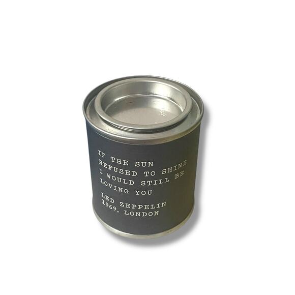 Sugarboo & Co Legends Led Zeppelin 1969 Candle Still Be Loving You Gray 3 oz - Picture 4 of 5